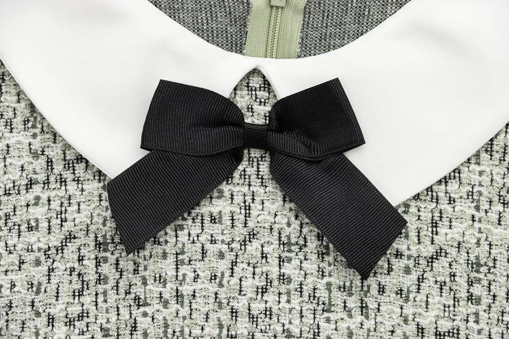 Chic Bow Decor Sleeveless Short Dress For Women Everyday