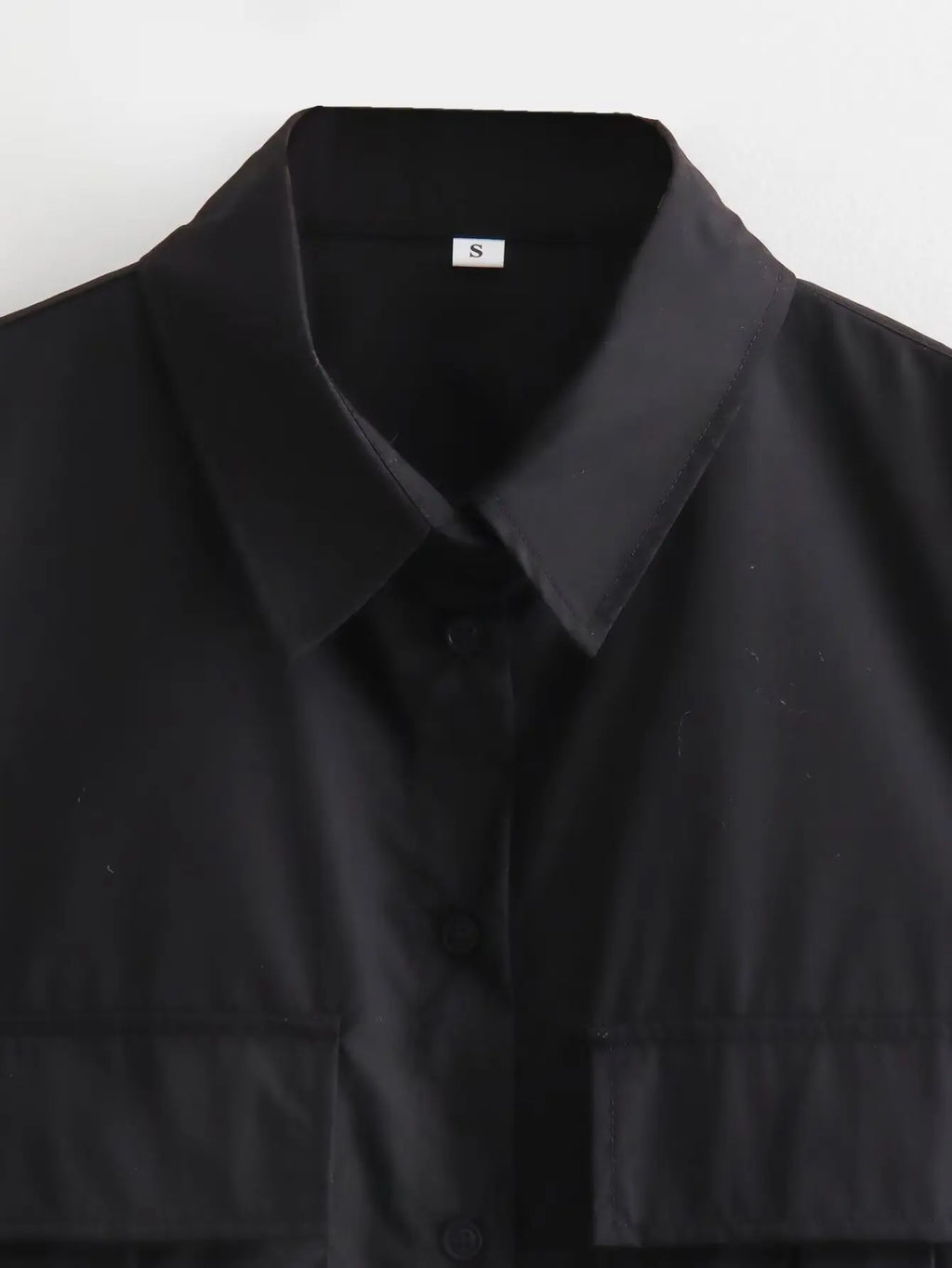 Multicolor Women's Pocket Shirt Chic Single Breasted Long Sleeve Lapel Casual Top Elegant Fashion Blouse