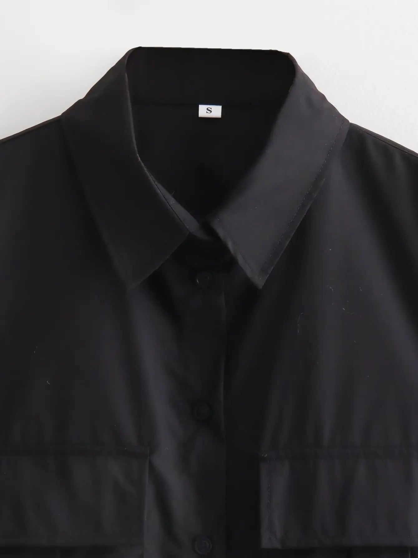 Multicolor Women's Pocket Shirt Chic Single Breasted Long Sleeve Lapel Casual Top Elegant Fashion Blouse