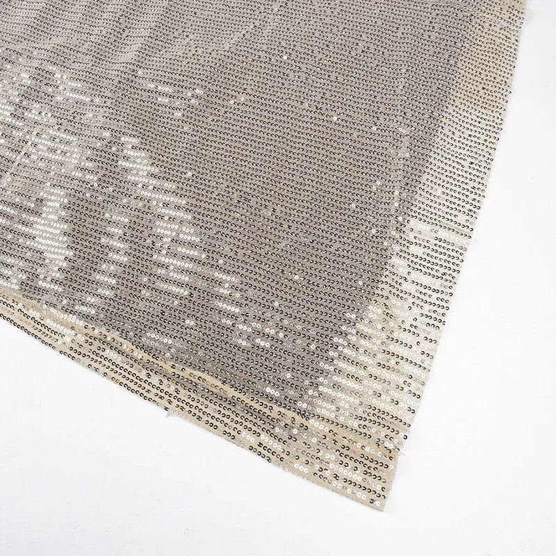 Sequined Glitter Maxi Dress Backless Party Evening Gown