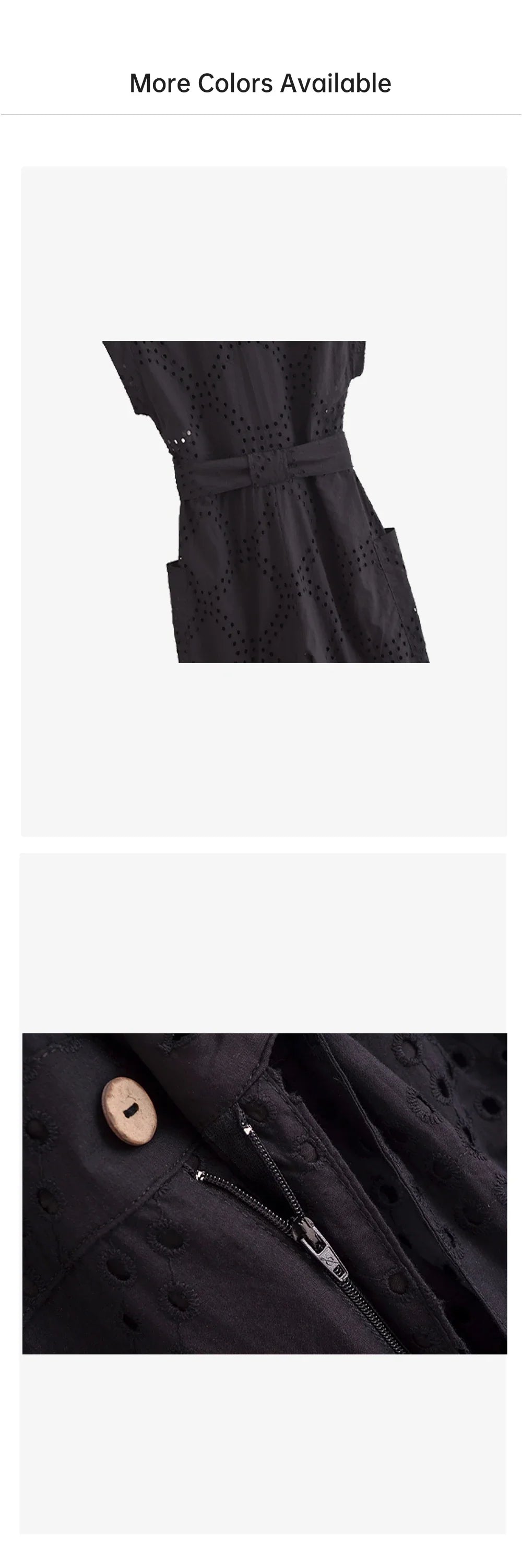 Casual Women's Short Sleeve Jumpsuit with Bow Waist Strap and Hollow Embroidery Summer Fashion Slimming One-Piece Romper