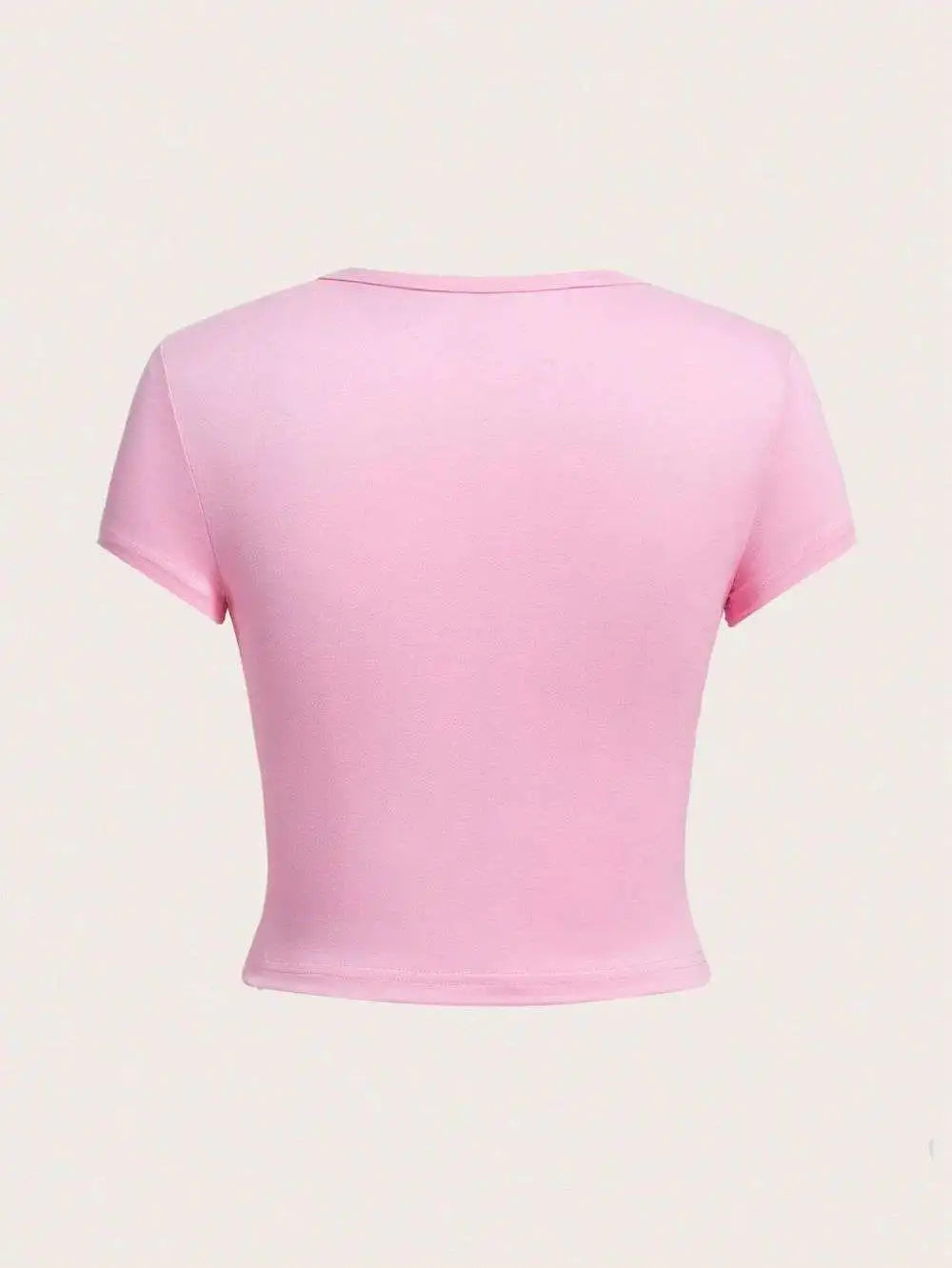 Crayon Shin Chan Summer Crop Top Tight Fitting O-Neck T-Shirt for Casual Wear