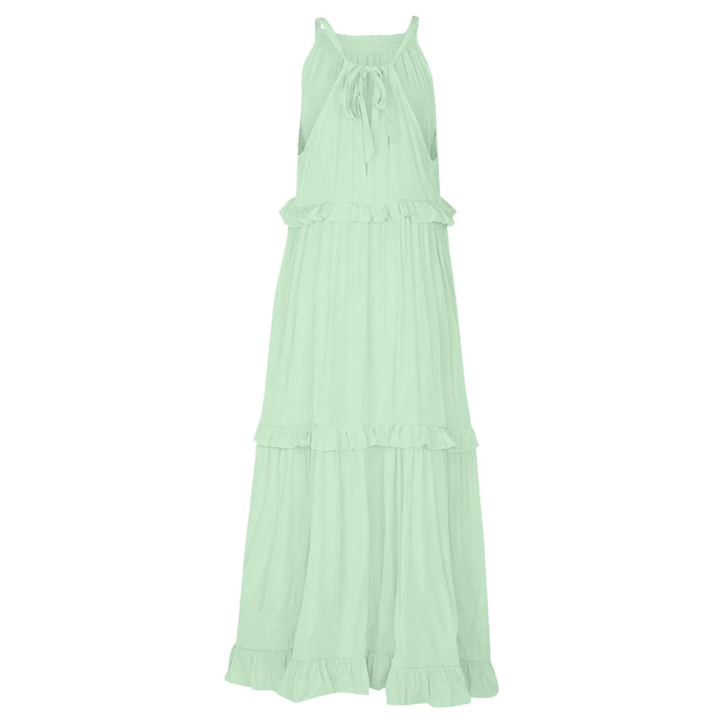 Women Summer Maxi Dress Lightweight Beach Swing Dress