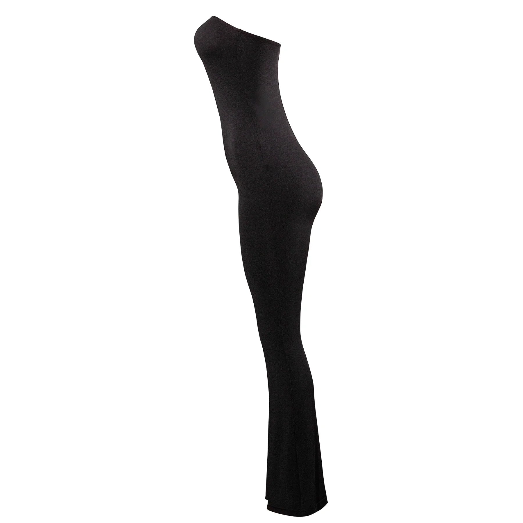 Women's Sexy Strapless Solid Color Tight Jumpsuit for Streetwear Family Gatherings Vacations and Leisure