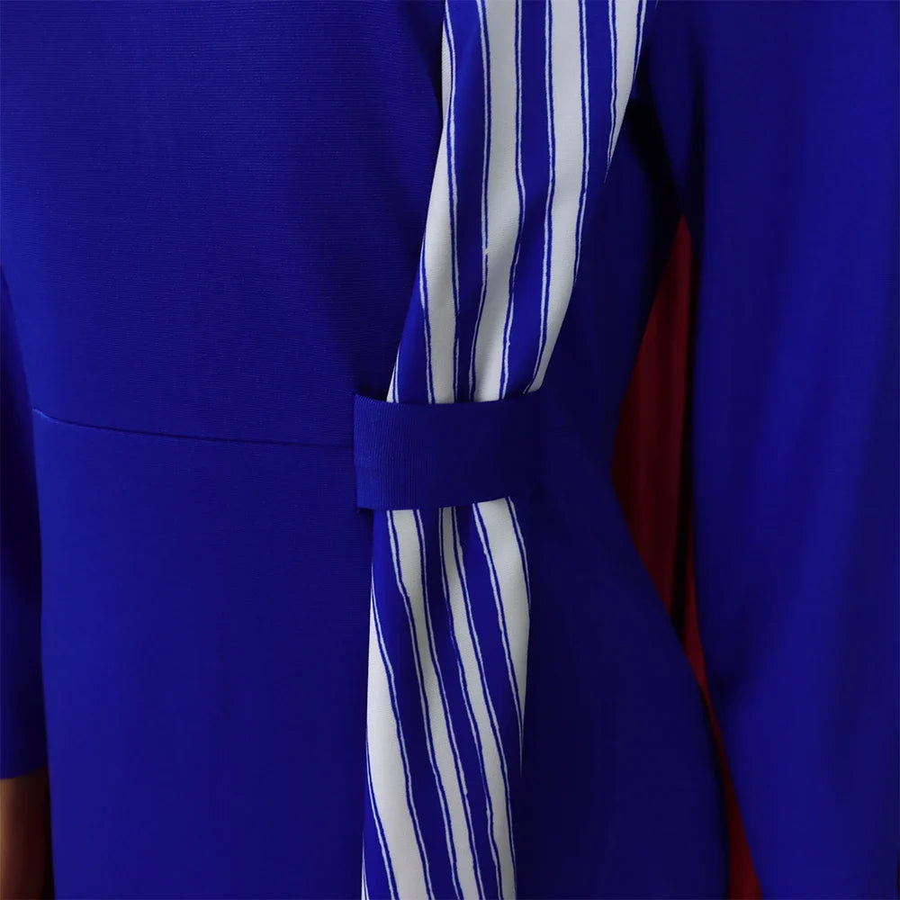 Office Dress For Women Professional O Neck Striped Sheath