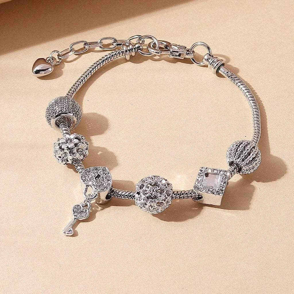 Women's Fashion Beaded Love Bracelet for Daily Wear and Special Occasions