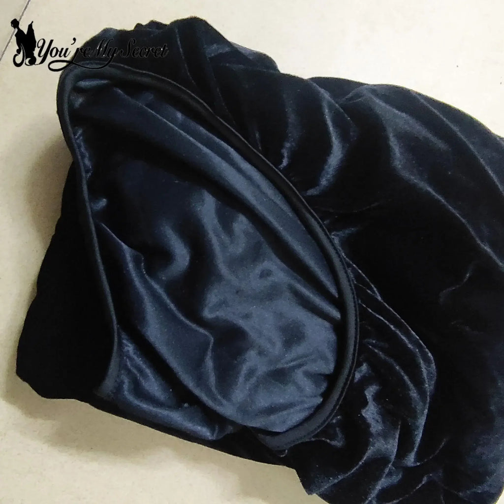 Morticia Addams Gothic Velvet Dress With Flared Sleeves