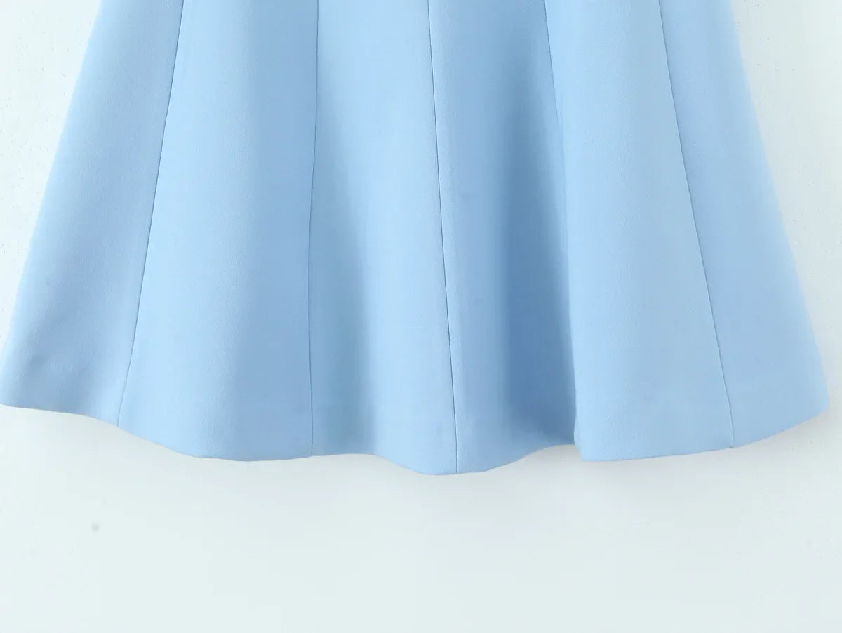 Floral Slip Dress With Bow Lace Up Sleeveless Mini Dress