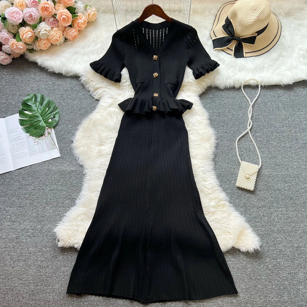 V Neck Maxi Dress for Women Mermaid Bodycon Silhouette