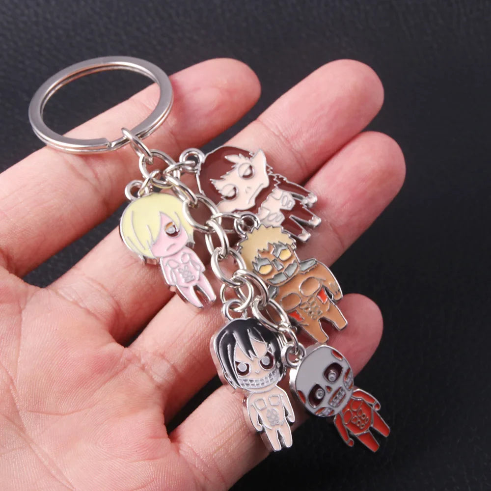 Anime Keychain Wings of Liberty Scouting Legion Cosplay Pendant for Backpack Jewelry Gift