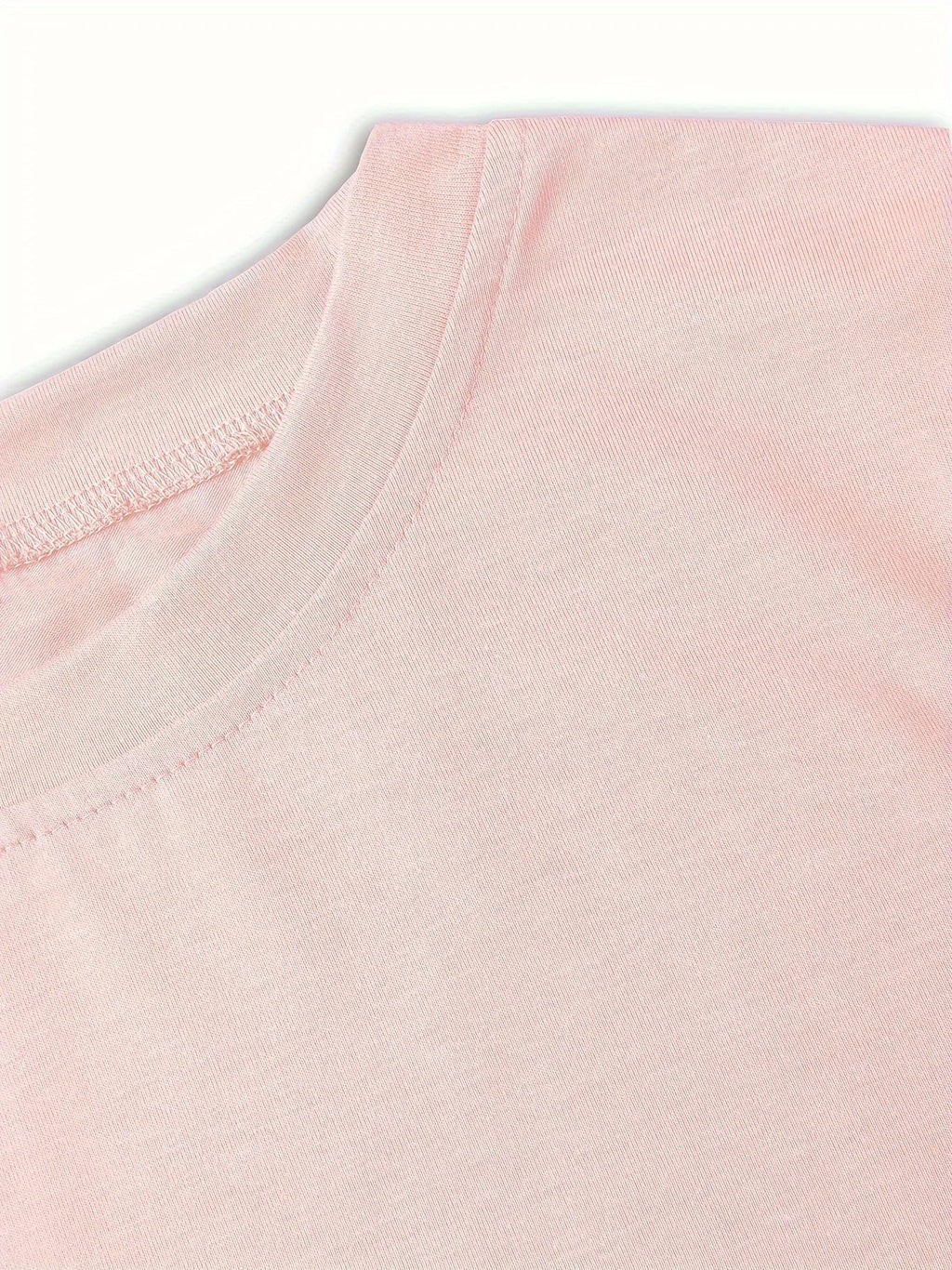 Goose Letter Print Casual T-Shirt for Women, Short Sleeve Crew Neck Top for Spring and Summer