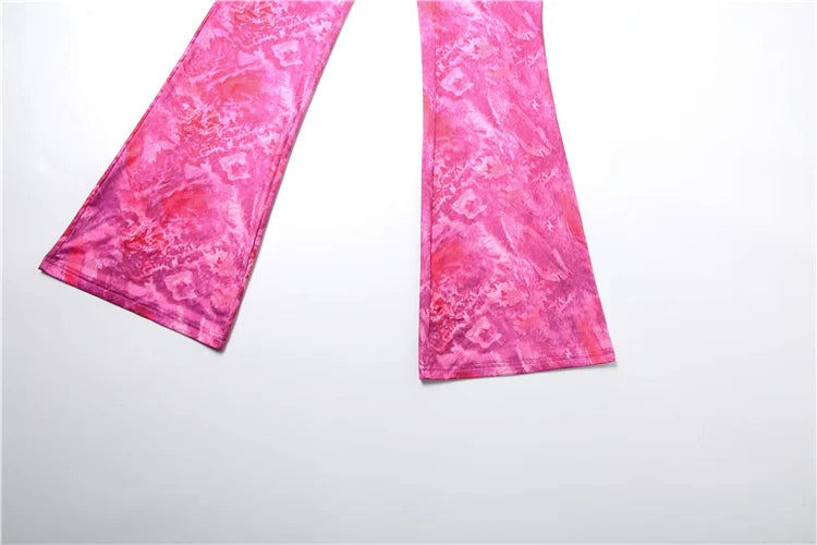 Backless Tie-Dye Side Shirring Jumpsuit for Women Sleeveless Skinny Overalls Sexy Clubwear and Workout Midnight Party Outfit