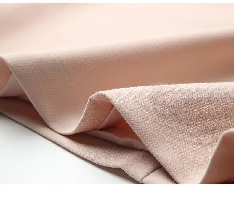 Elegant O Neck Embroidered A Line Dress For Women Office