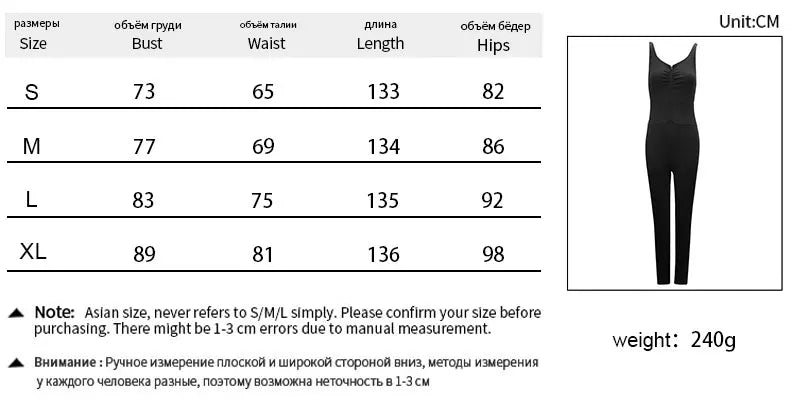 Black Sexy Backless Sling Jumpsuit for Women Summer Bodycon Romper Elegant Streetwear Clubwear Party Outfit