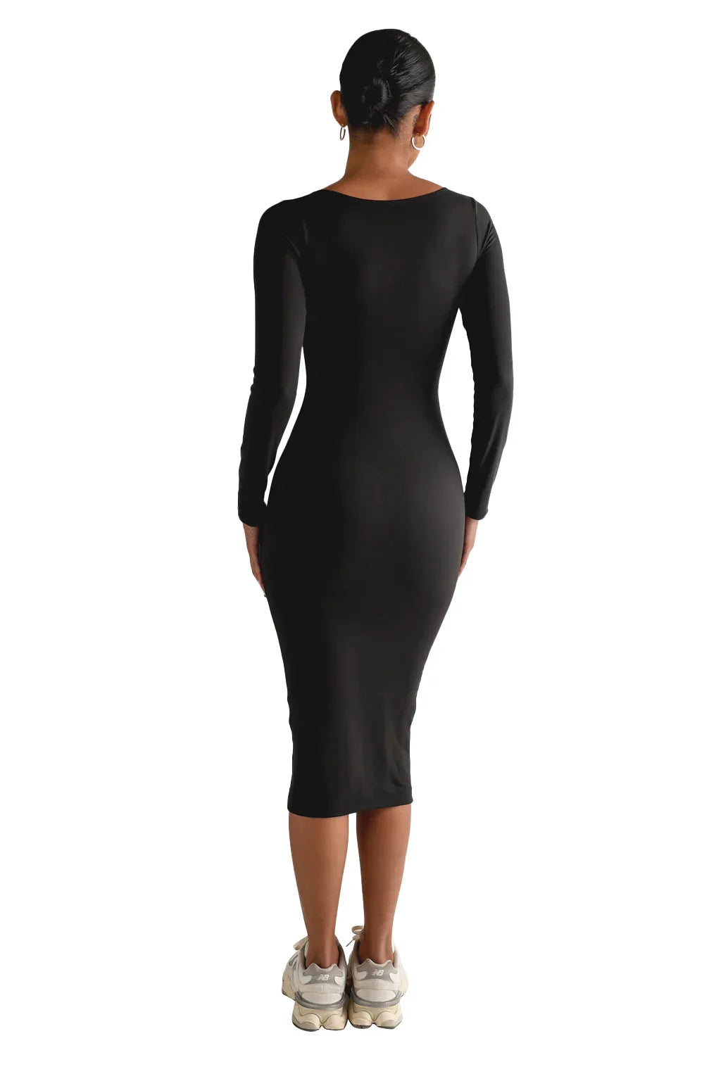 Velvet Bodycon Dress For Women Long Sleeve Party Clubwear
