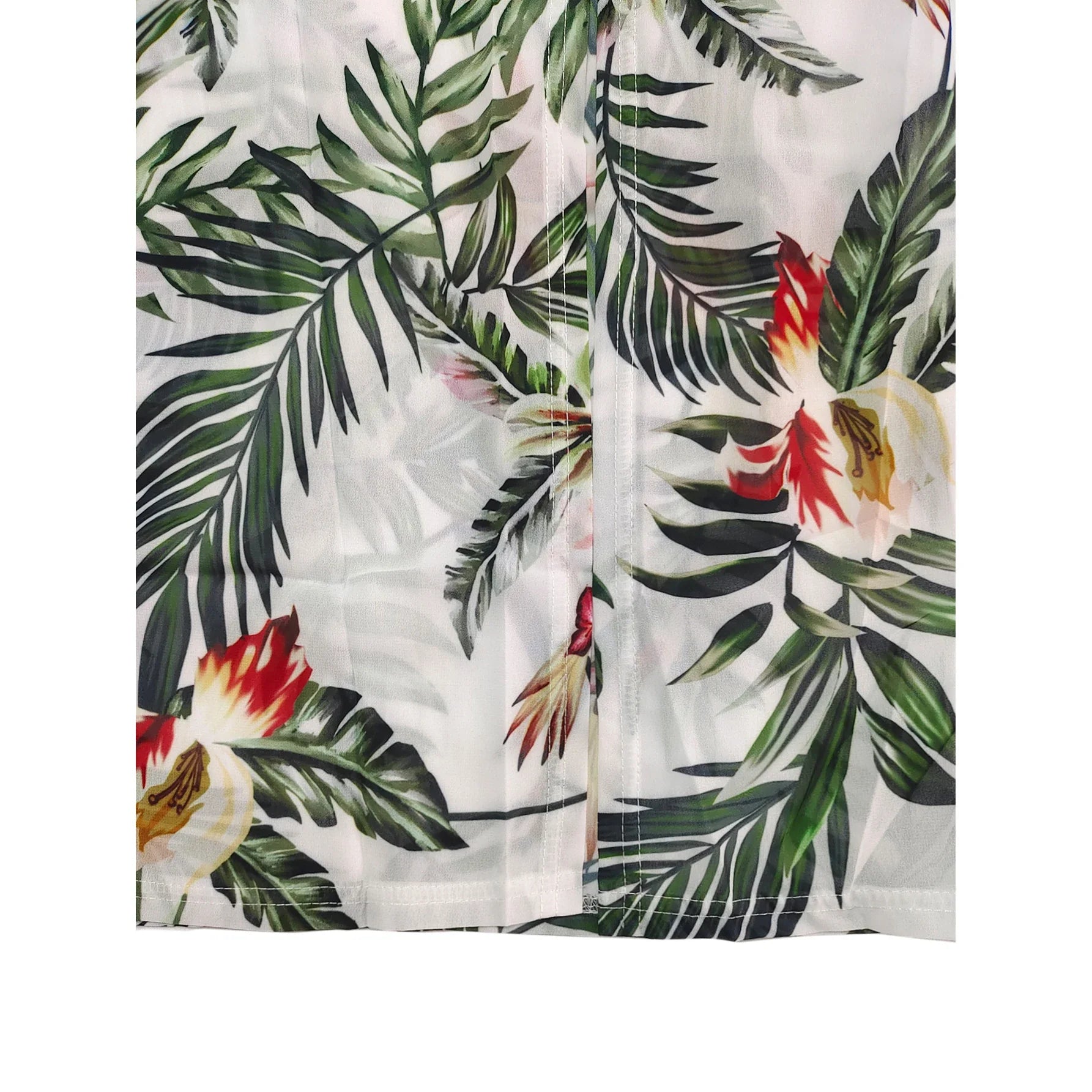 Bohemian Floral Two Piece Set V Neck Beach Dress for Women