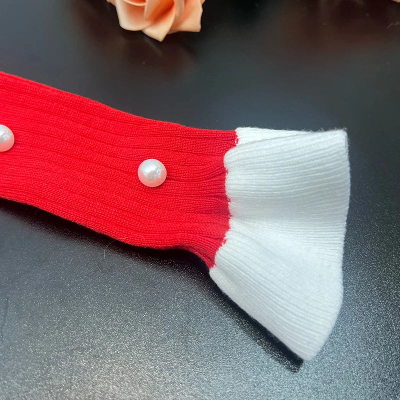 Ribbed Knit Bodycon Dress For Women With Long Ruffles