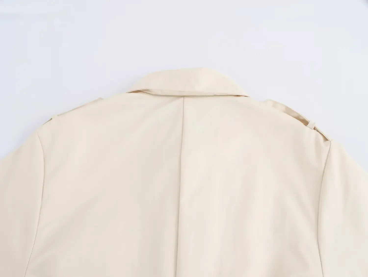 Versatile Women's Slim Fit Short Sleeve Lapel Shirt with Decorative Belt Strap and Curling Detail