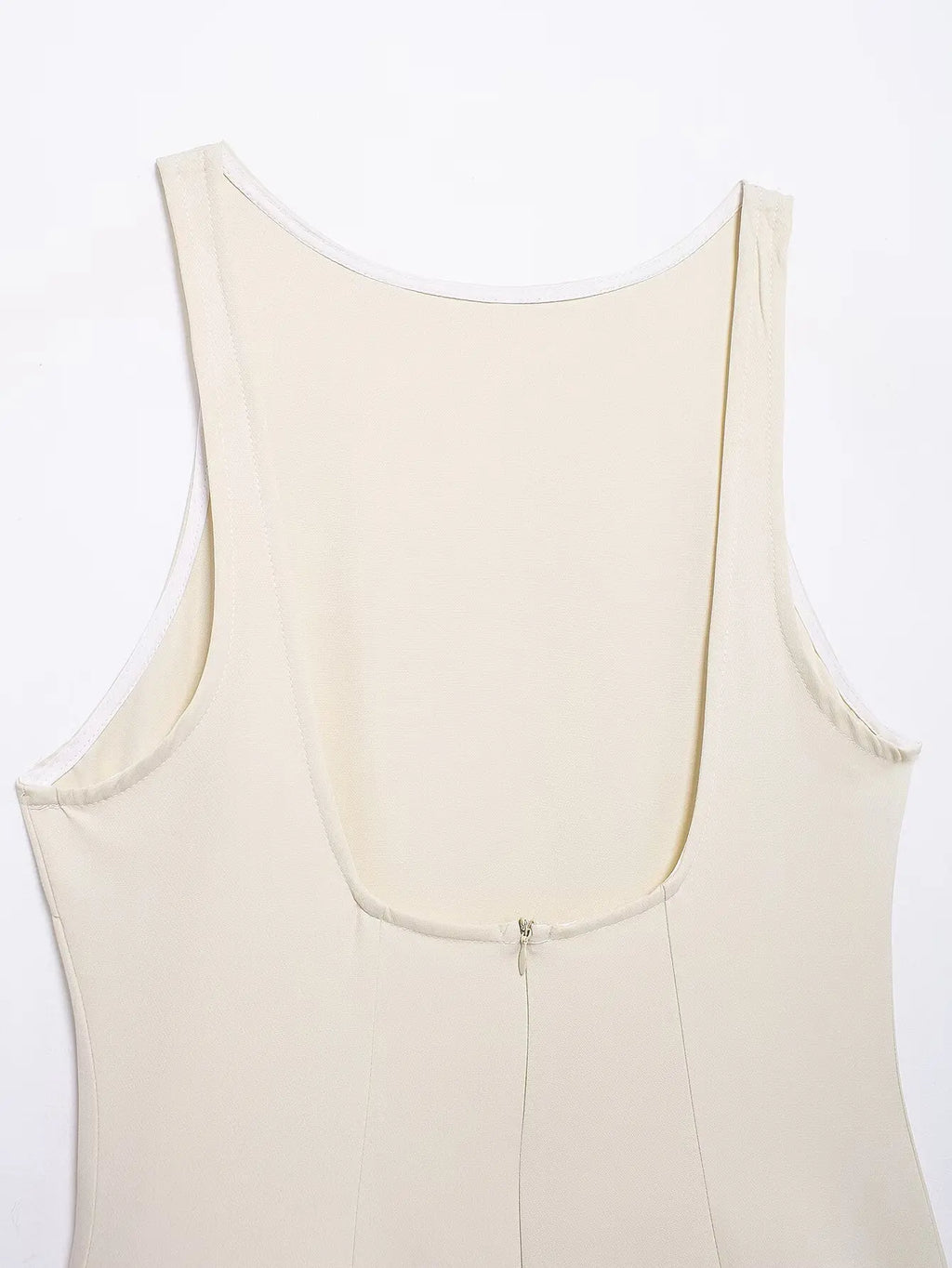 Backless Patchwork Mini Dress For Women Fluffy Hem Party