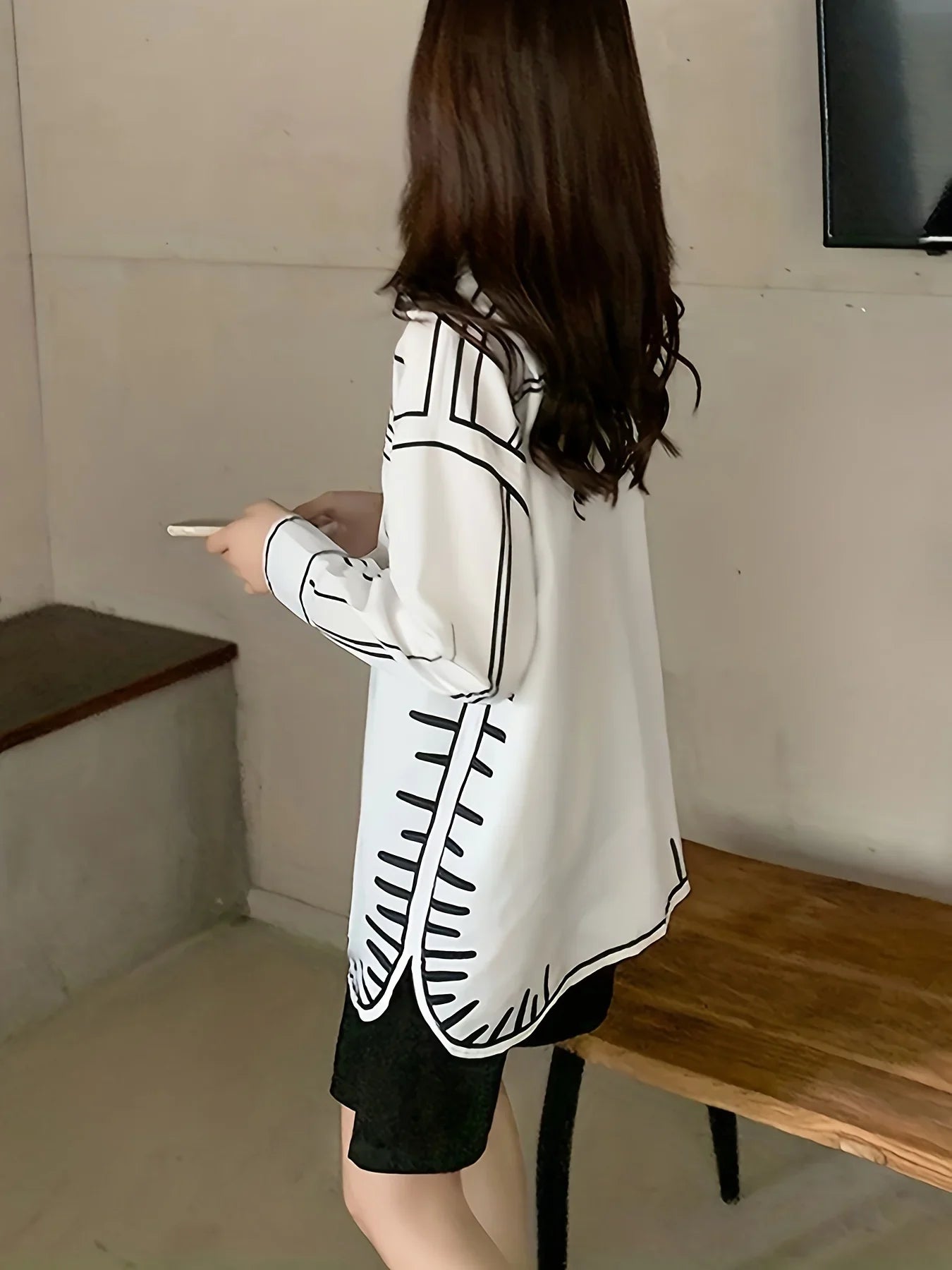 Y2K Style Casual Long Sleeve Women Blouse Vintage Inspired Trendy Ladies Shirt Top Blusas Mujer