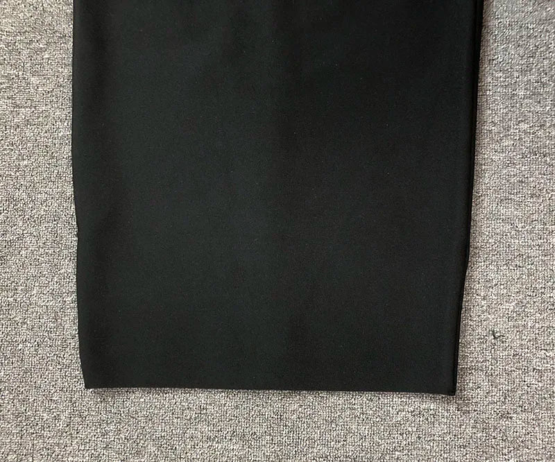 Colorful Deep V Bandage Dress Long Sleeve Bodycon Dress