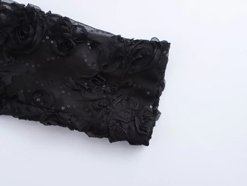 Sequin Two Piece Set For Women With Blazer Coat Elegant