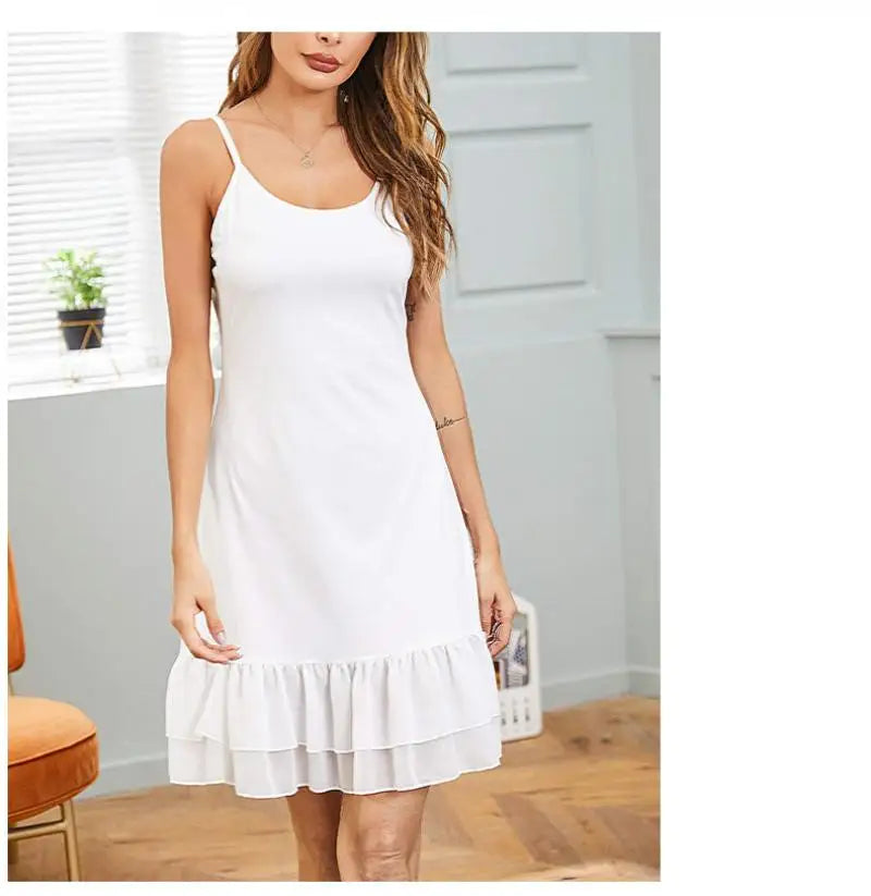 Blue Lace Mini Dress For Women Summer Camisole Slip Dress