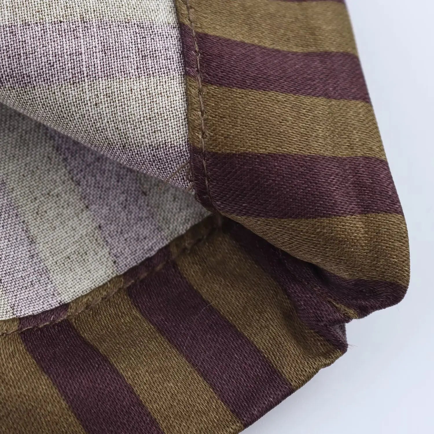 Women's Striped Long Sleeve Shirt with Collar and Striped Casual Pants for Spring Fashion