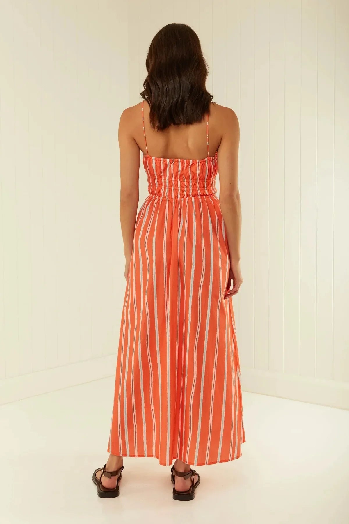 Bohemian Maxi Dress One Shoulder Strap Printed Summer