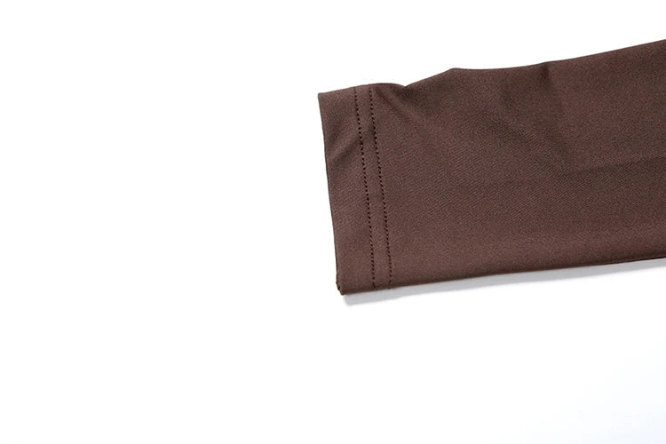 Junior Girls Slim Fit Ankle-Length High Street Jumpsuit Solid Color O-Neck Backless Fashion Romper