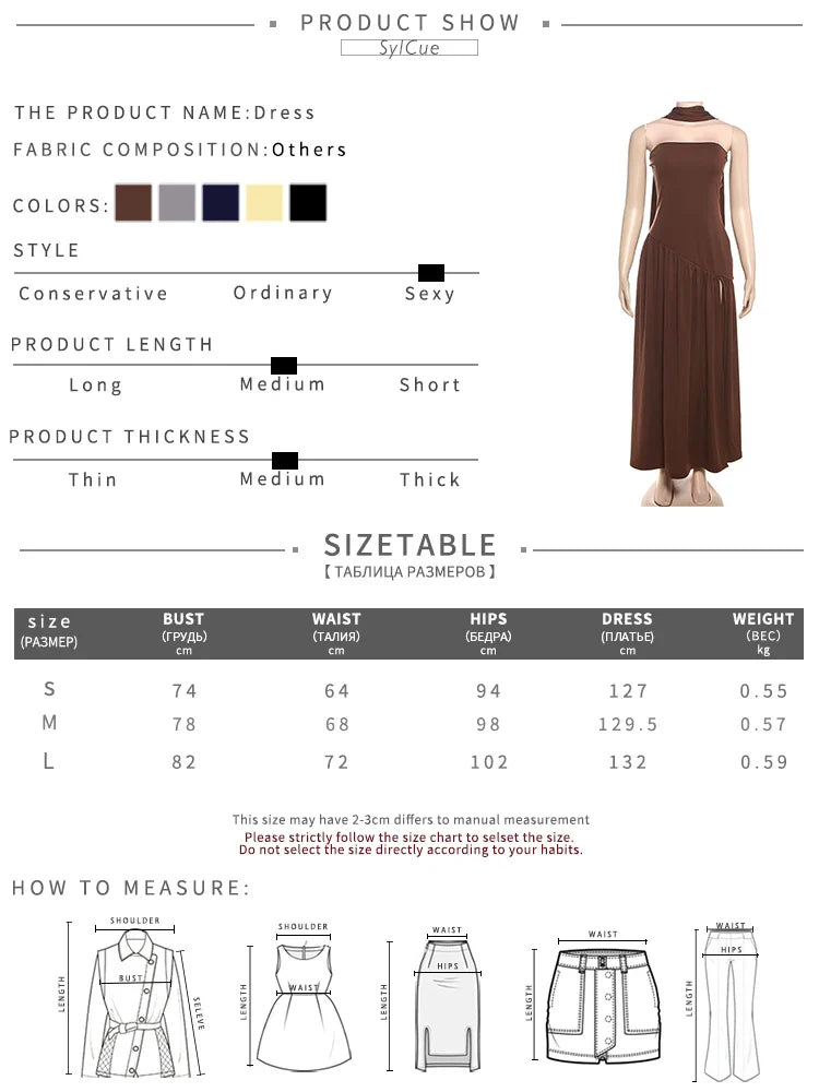 Backless Patchwork Dress Strapless Summer Draped Slit