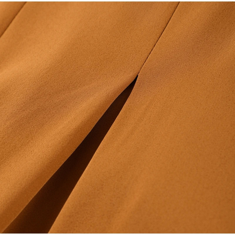 Solid Backless Off Shoulder Jumpsuit for Women Waist Cinching Wide Leg Pants with Pockets Elegant Summer Bodysuit Outwear