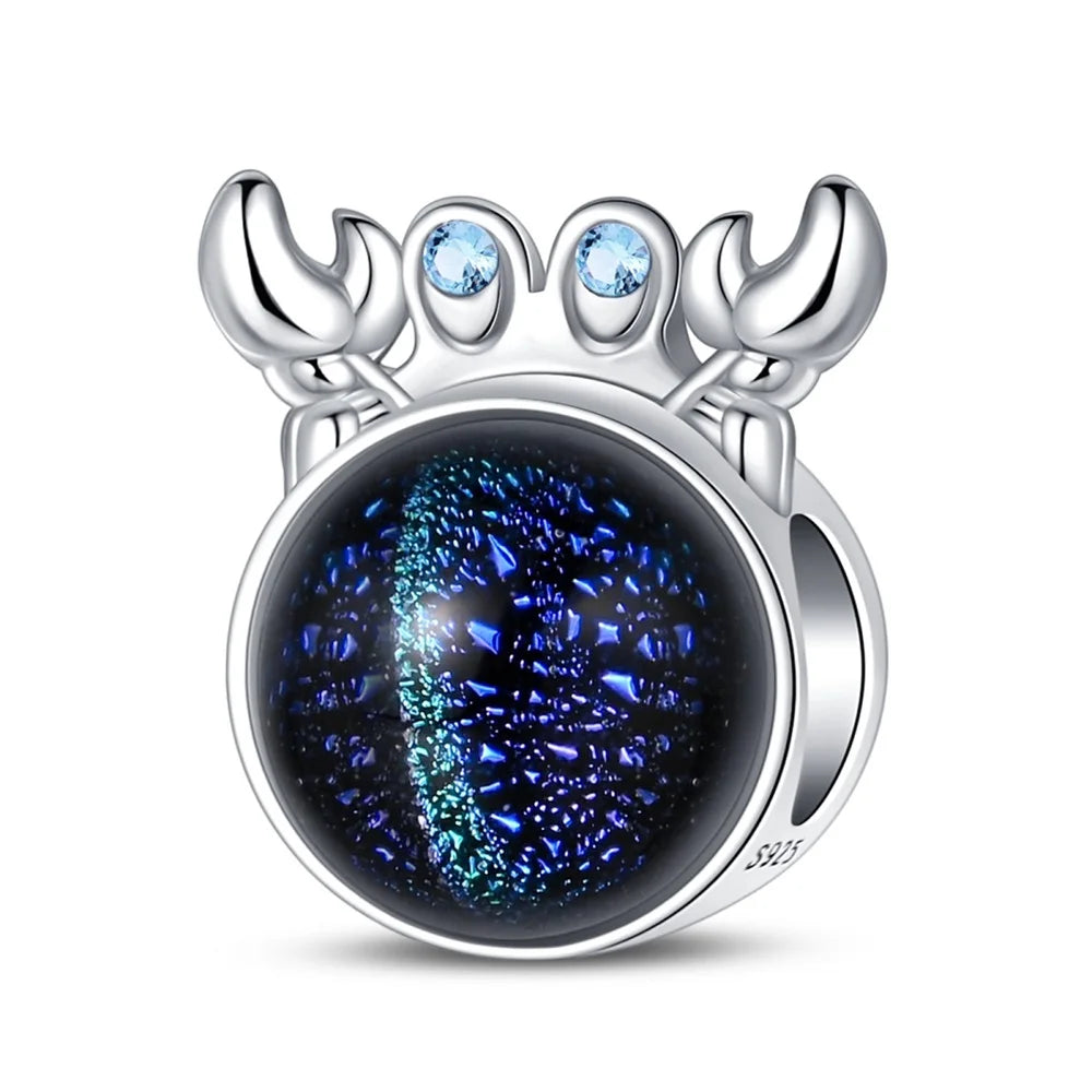 Underwater World 925 Sterling Silver Ocean Animal Pendant for DIY Bracelet or Necklace