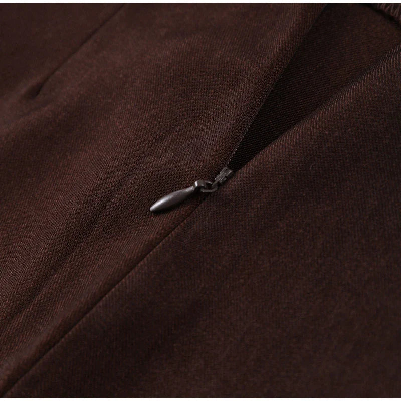 Elegant Women Blazer and Mini Skirt Set with Shoulder Pads Cinched Waist Suit Jacket and A-line Skirt Two-Piece Office Outfit