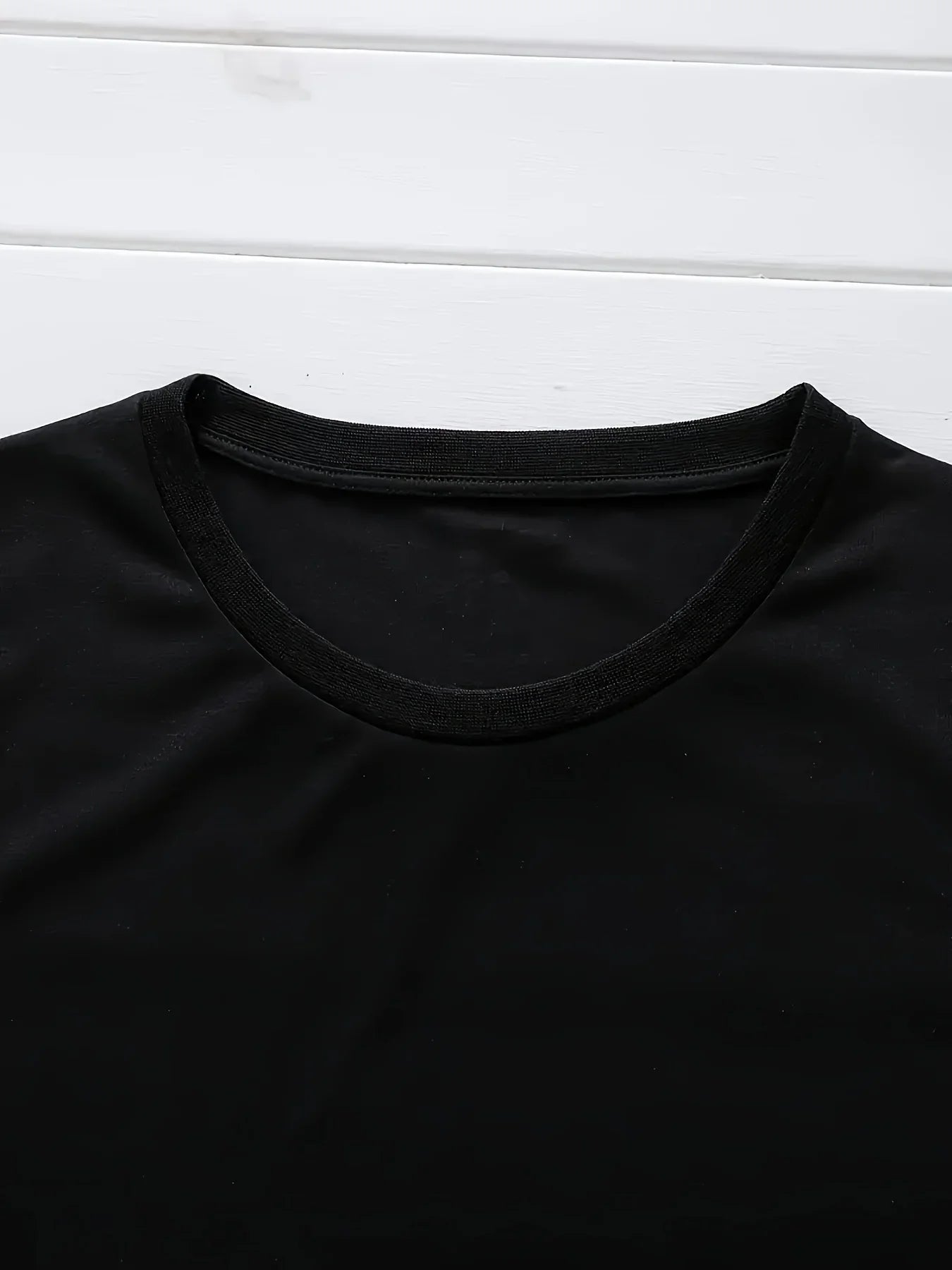 Plus Size Summer Dress Letter Print Round Neck Short Sleeve