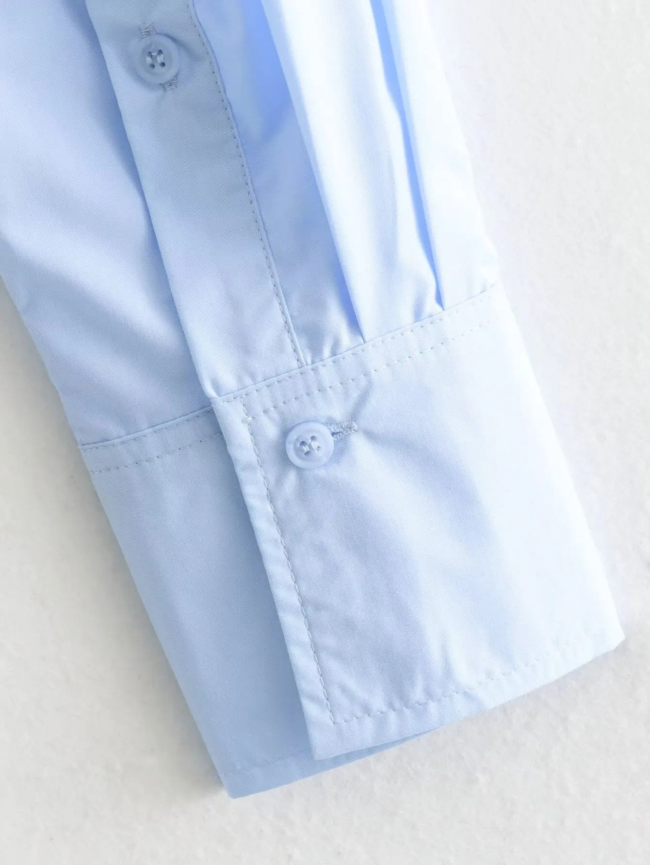 Women's Casual Long Sleeve Solid Blouse with Pockets Loose Fit Versatile Office Shirt Top