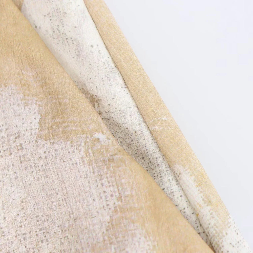 Silk Satin Flower Print Long Sleeve Shirt and Pants Set for Women