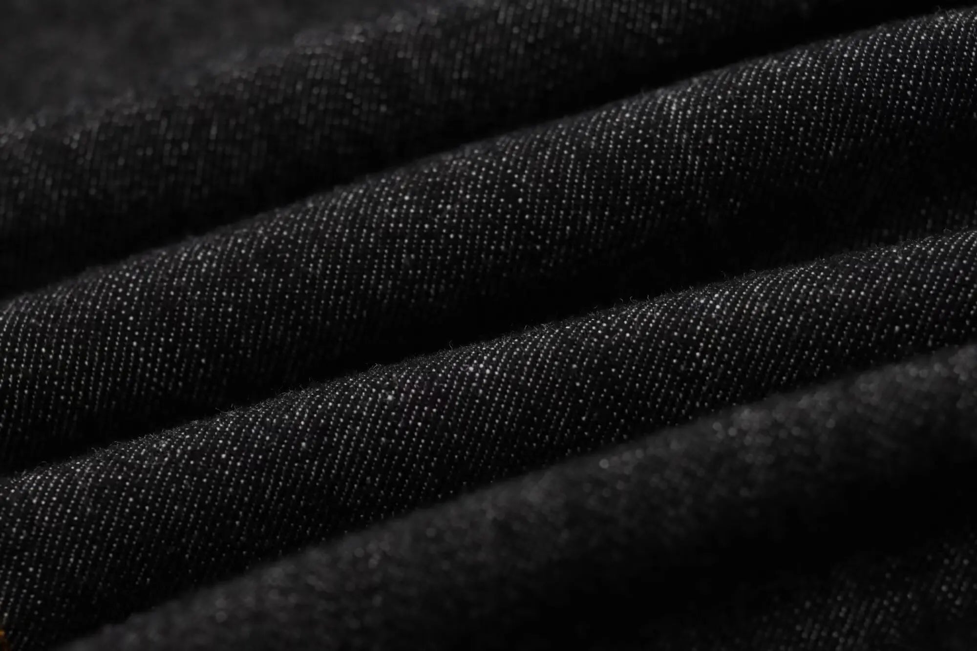 Women Black Denim Pants Set with Fitted Shirt and Patch Pockets Straight Leg Jeans Suit