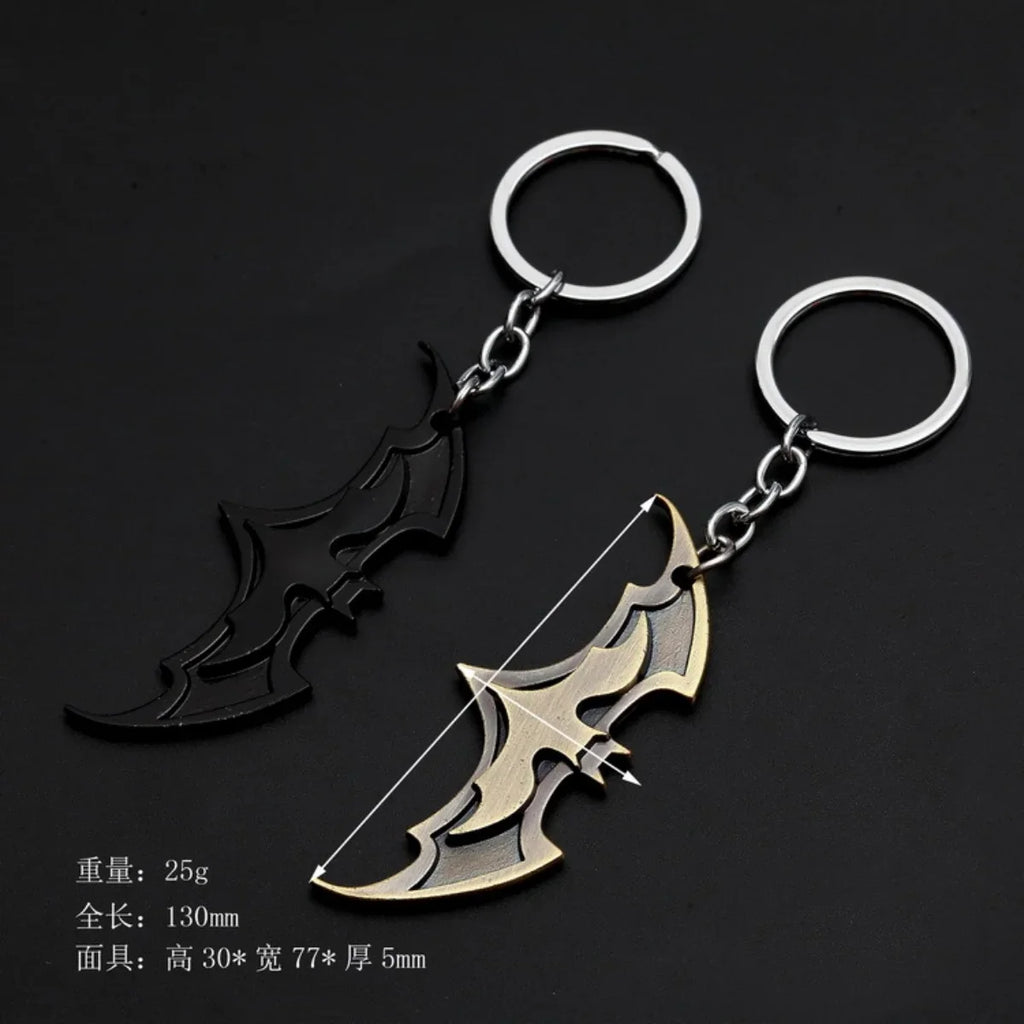 Anime Bat Keychain for Couples Creative High-End Car Accessory for Men and Women