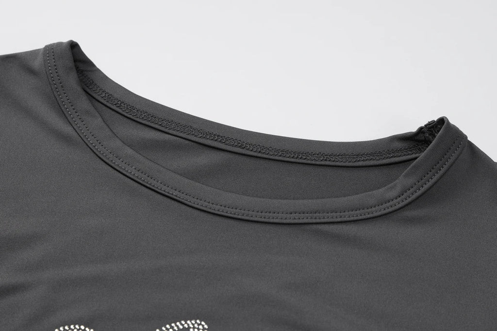 Women's Sexy Casual Two Piece Pants Set with Long Sleeve Letter Print Crop Top and Flare Pants for Streetwear Fashion