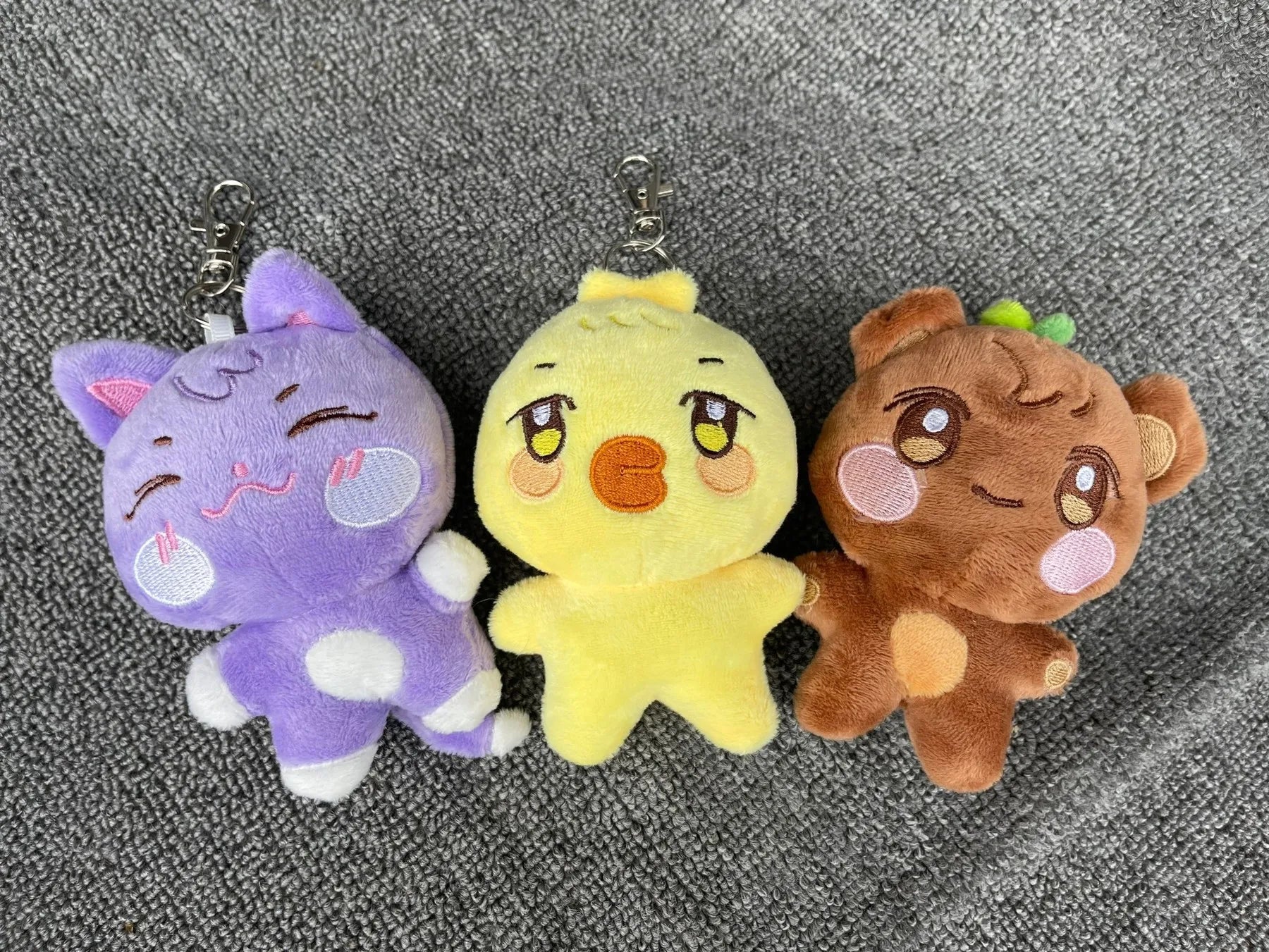 10CM Cute Plush Doll Keychain Pendant for Fans Accessories