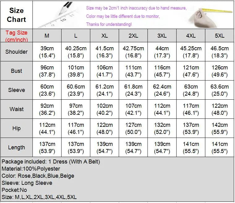 Bohemian Maxi Dress Belted Sundress For Party Long Sleeve