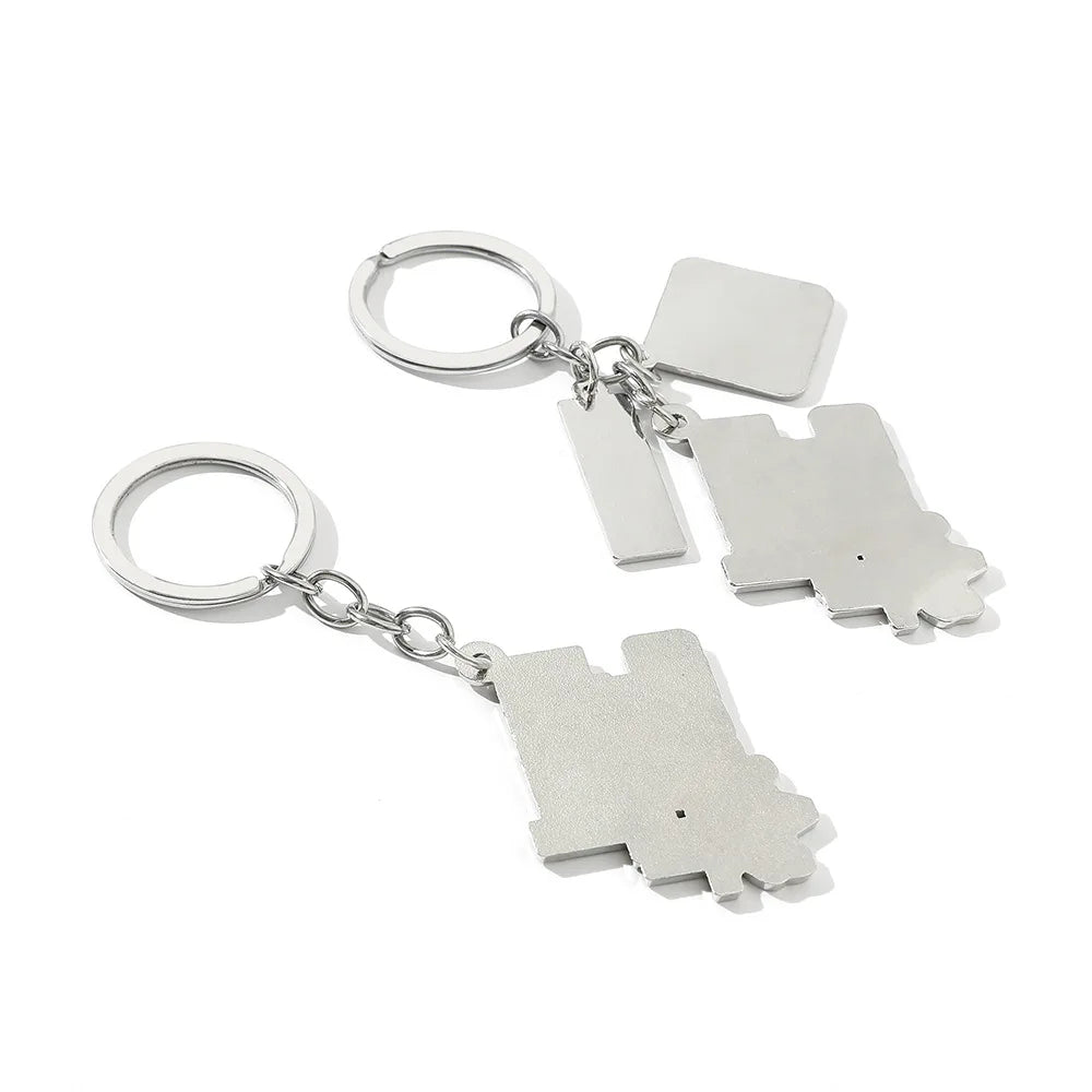 GTA V Keychain Grand Theft Auto 5 Star Pendant Keyring for Men Fashion Jewelry