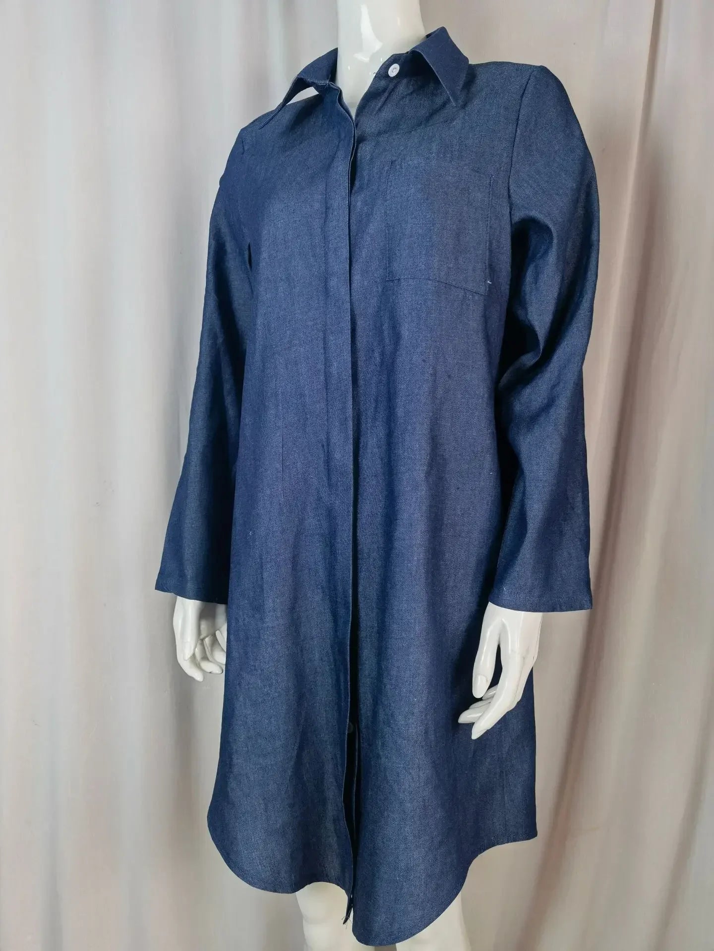 Cowboy Style Long Sleeve Black Dress For Women Retro Chic