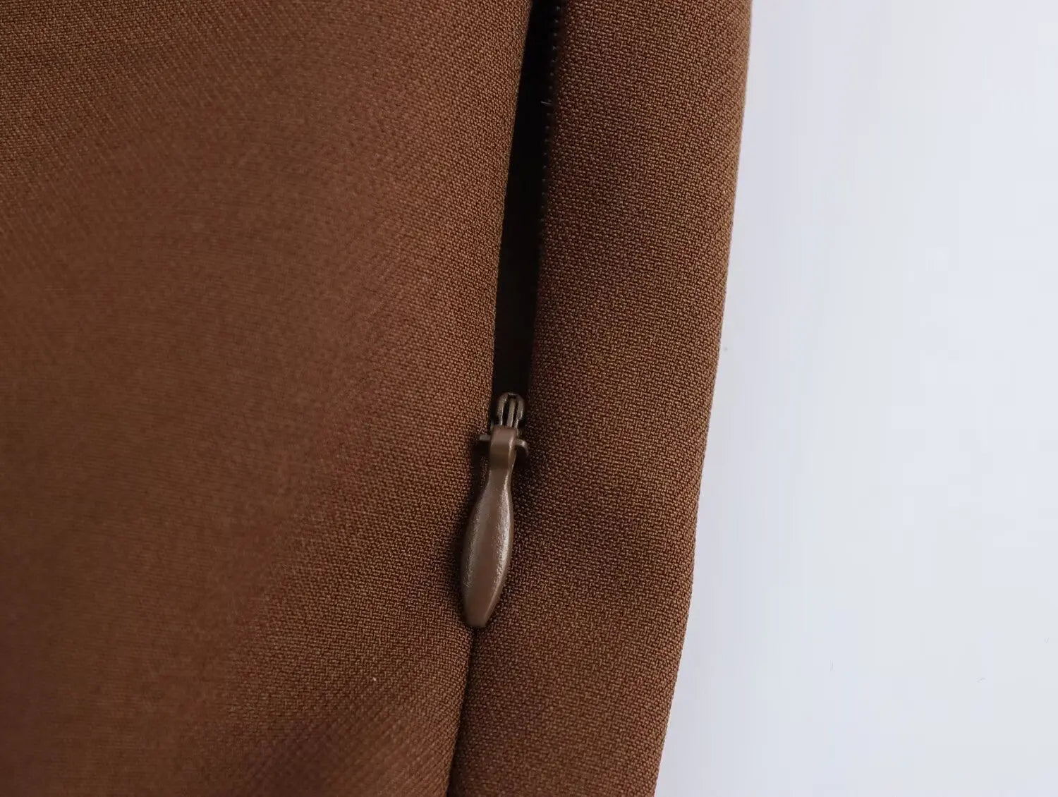 Women's Brown Striped Pleated Mini Dress Sleeveless Beach