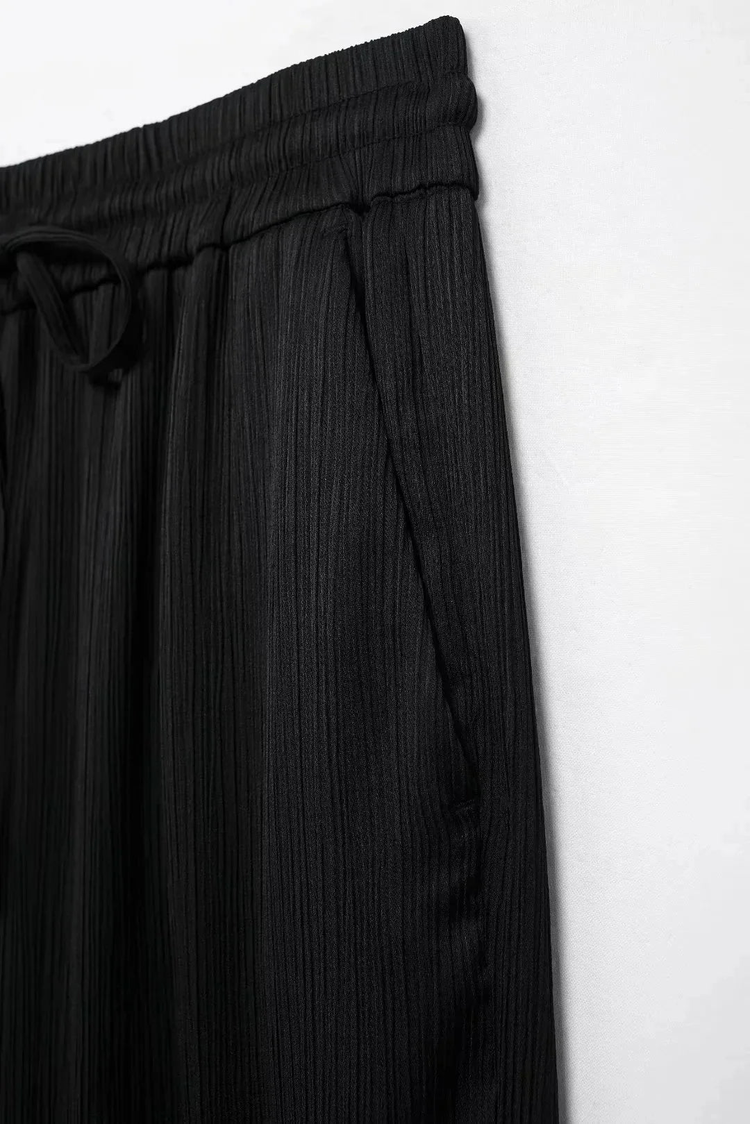 Trendy Women's Cozy Suit Set with Double Breasted Coat and Wide Leg Pants