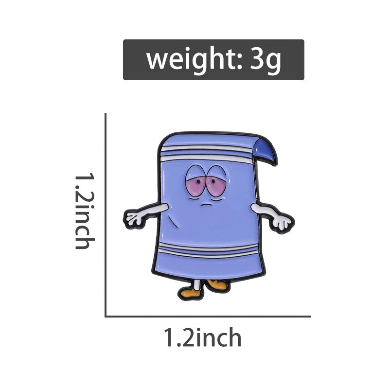 Comedy Cartoon Anime Enamel Pins Custom Funny Jewelry Gift for Friends