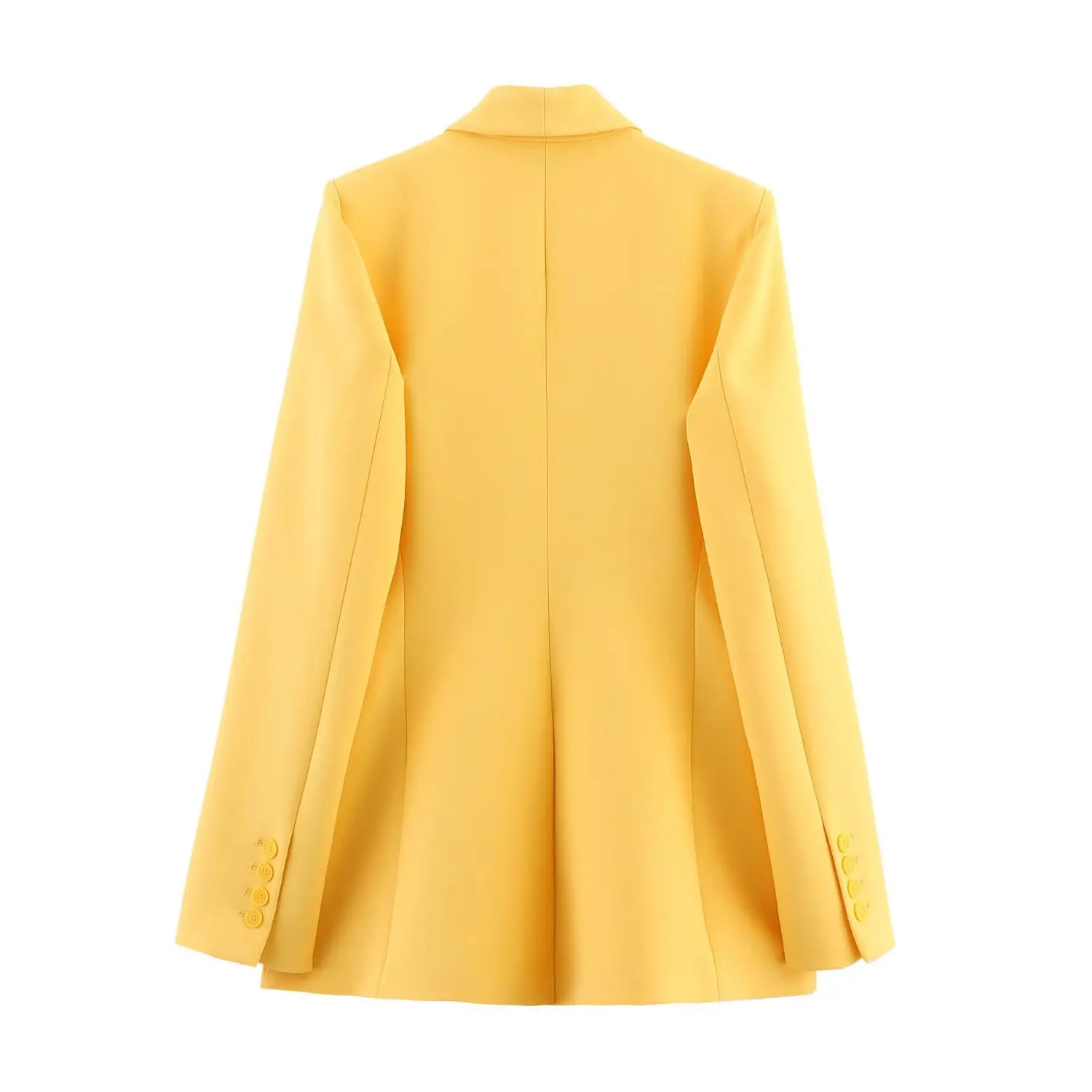 Women's Casual Chic Suit with Lapel Jacket and High Waist Flared Pants for Spring and Summer