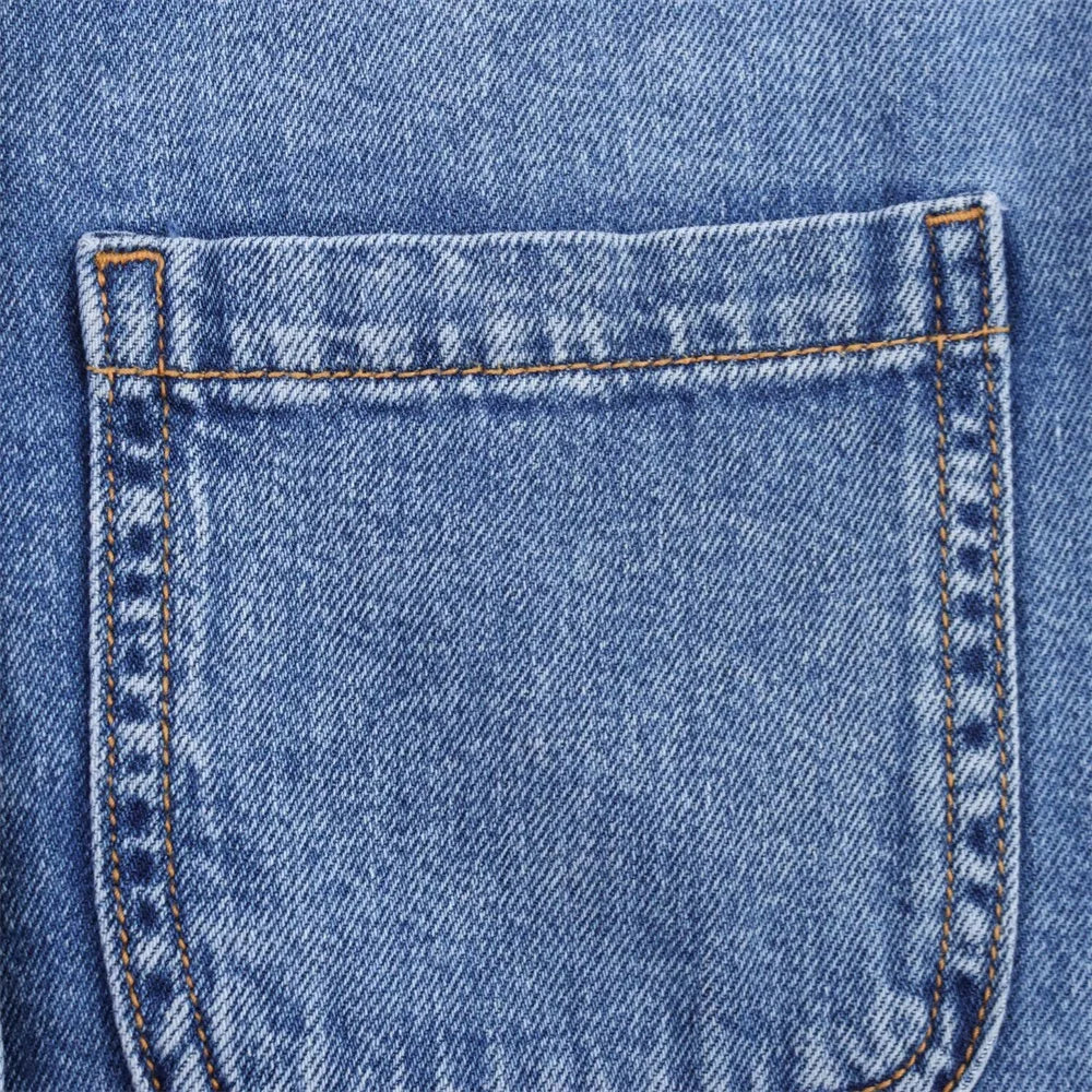 Women's Versatile Denim Long Sleeve Shirt and Pants Set for Casual Spring and Summer Wear