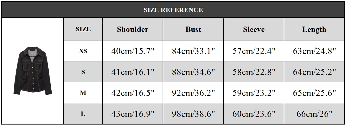 Women Black Denim Pants Set with Fitted Shirt and Patch Pockets Straight Leg Jeans Suit